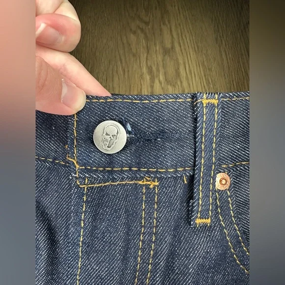 Warren Lotas Golden Executioner ‘Navy Blue’ Jeans